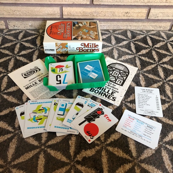 70's Mille Bornes Card Game - 70's Game - French Card Game - French Game - Picture 4 of 9